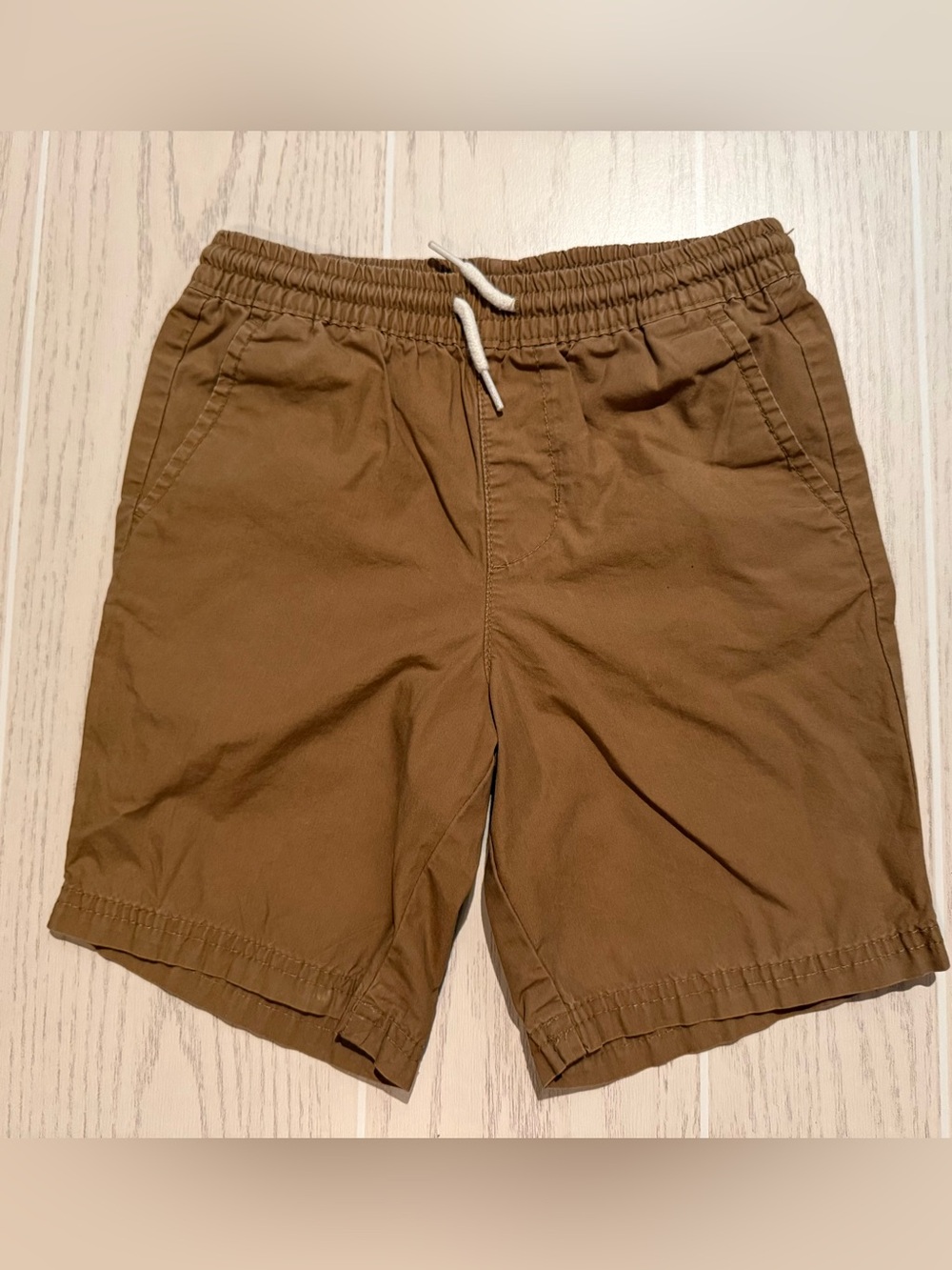 Old Navy Shorts Boys 5T Khaki Green Gray Pull On Drawstring 3pc Bundle - Picture 2 of 14